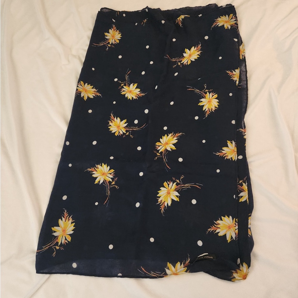 Floral Polka Dot Scarf